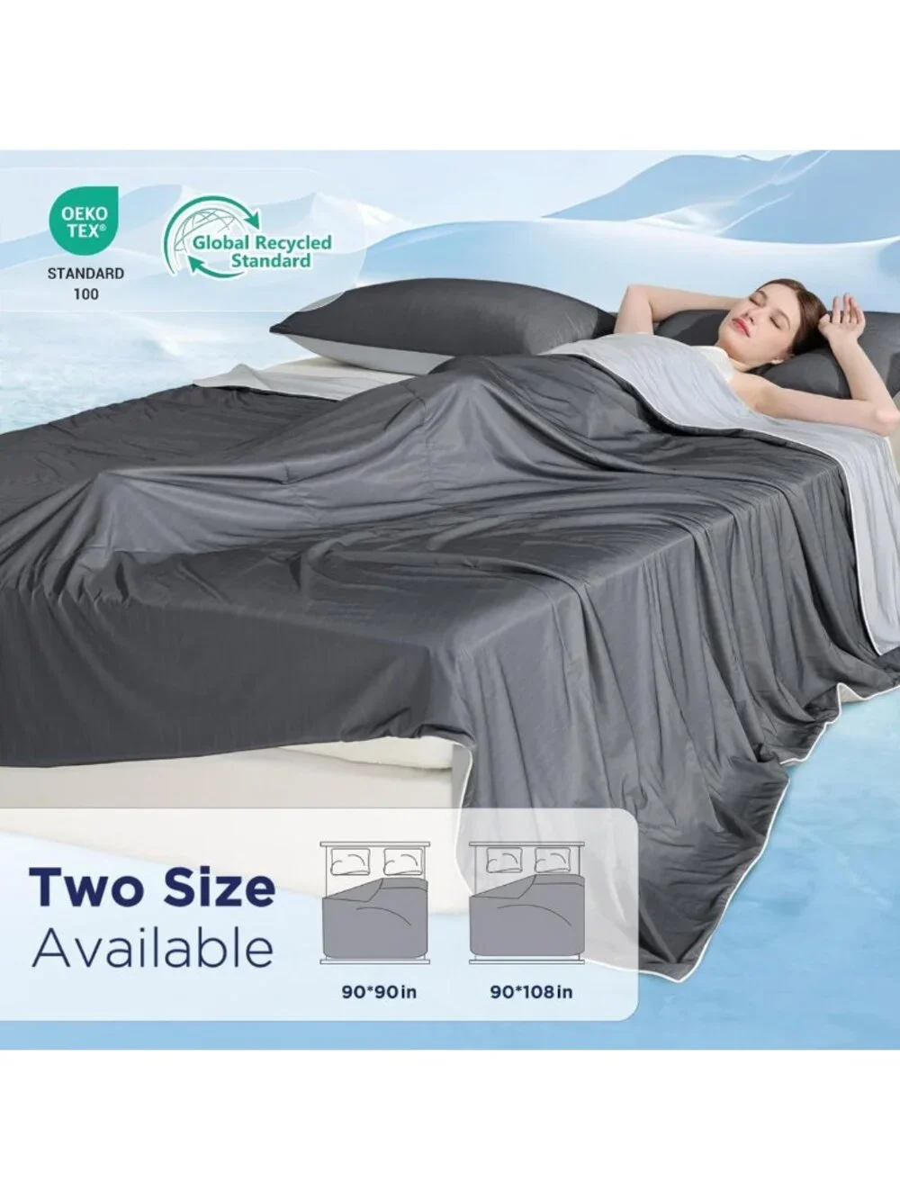 Ultra Lightweight King Size Cooling Comforter, 90